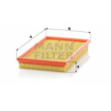 Filtro de ar MANN-FILTER C 2974