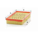 KIT filtro de ar MANN-FILTER C 2982