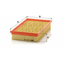 Filtro de ar MANN-FILTER C 30 115