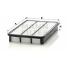 Filtro de ar MANN-FILTER C 3145