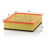 Filtro de ar MANN-FILTER C 32 338/1