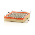 Filtro de ar MANN-FILTER C 33 189/1