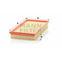 Filtro de ar MANN-FILTER C 34 100