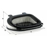 Filtro de ar MANN-FILTER C 36 014