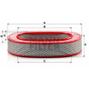 Filtro de ar MANN-FILTER C 37 145