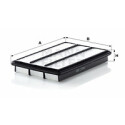 Filtro de ar MANN-FILTER C 3766