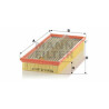Filtro de ar MANN-FILTER C 38 163/1