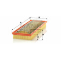 Filtro de ar MANN-FILTER C 48 183
