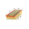 Filtro de ar MANN-FILTER C 48 183