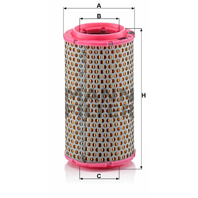 Filtro de ar MANN-FILTER C 816/2