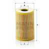 filtro de óleo evotop MANN-FILTER HU 610 x