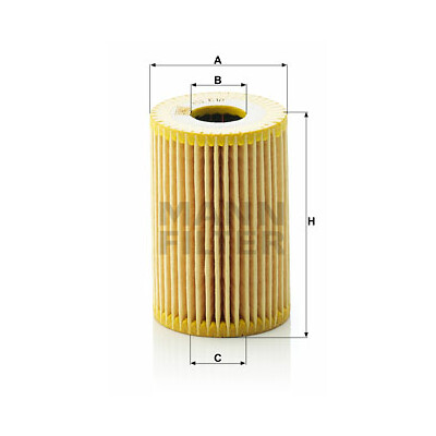 filtro de óleo evotop MANN-FILTER HU 610 x
