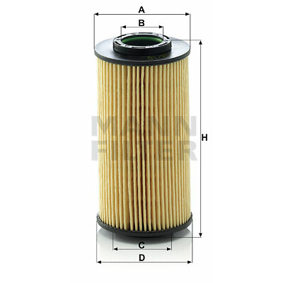 Filtro de óleo MANN-FILTER HU 712/10