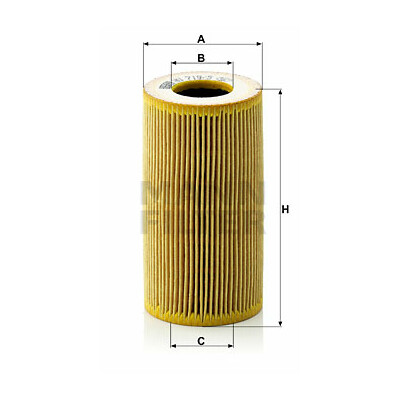 filtro de óleo evotop MANN-FILTER HU 719/5 x