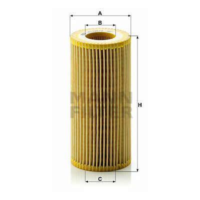 filtro de óleo evotop MANN-FILTER HU 721/3 x