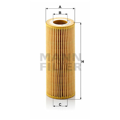 filtro de óleo evotop MANN-FILTER HU 722 x