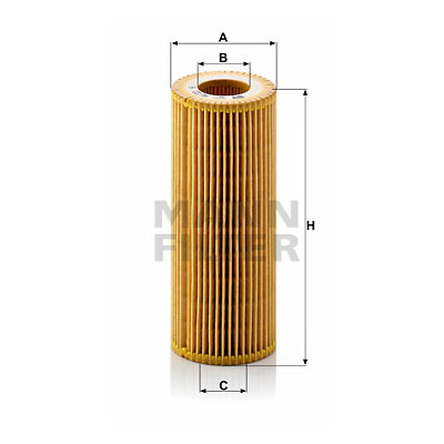Filtro de óleo MANN-FILTER HU 722 e