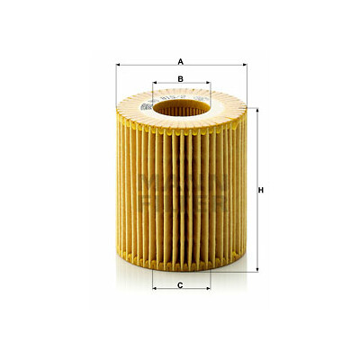Filtro de óleo MANN-FILTER HU 815/2