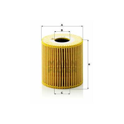 filtro de óleo evotop MANN-FILTER HU 819 x