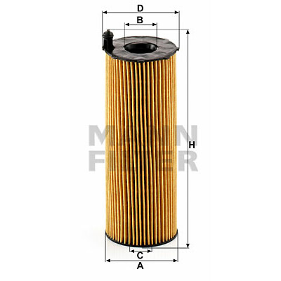 Filtro de óleo MANN-FILTER HU 831 x