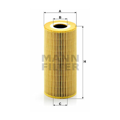 filtro de óleo evotop MANN-FILTER HU 951 x