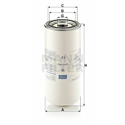 Filtro de ar comprimido MANN-FILTER LB 13 145/3