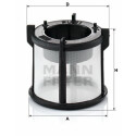 Filtro de combustível MANN-FILTER PU 51 x