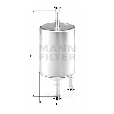 Filtro de combustível MANN-FILTER WK 720/4