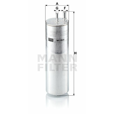 Filtro de combustível MANN-FILTER WK 8020