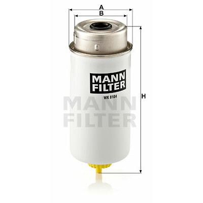 Filtro de combustível MANN-FILTER WK 8104
