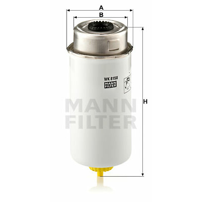 Filtro de combustível MANN-FILTER WK 8158