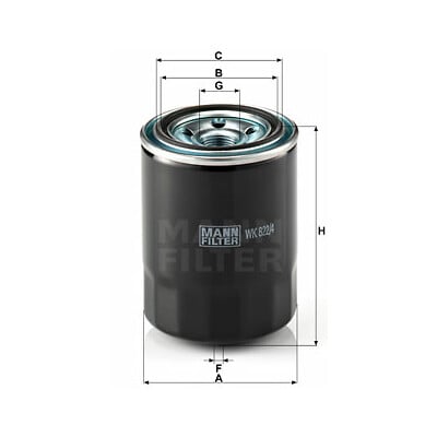 Filtro de combustível MANN-FILTER WK 822/4
