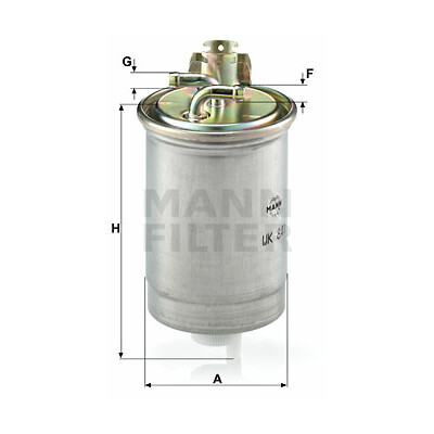 Filtro de combustível MANN-FILTER WK 841