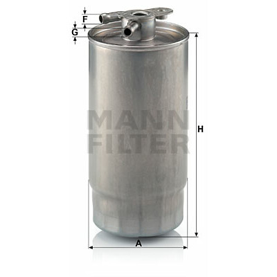 Filtro de combustível MANN-FILTER WK 841/1