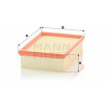 Filtro de ar MANN-FILTER C 24 012