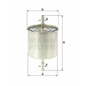 Filtro de combustível MANN-FILTER WK 8046