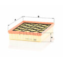 Filtro de ar MANN-FILTER C 25 008/1