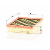 Filtro de ar MANN-FILTER C 25 008/1