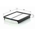 Filtro de ar MANN-FILTER C 27 050