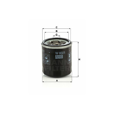 Filtro de óleo MANN-FILTER W 6021
