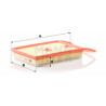 Filtro de ar MANN-FILTER C35011