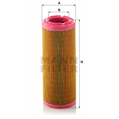 Filtro de ar MANN-FILTER C 1196/2