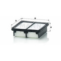 Filtro de ar MANN-FILTER C 17 016