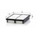 Filtro de ar MANN-FILTER C 24 042
