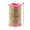 Filtro de ar MANN-FILTER C 25 730/1