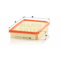 Filtro de ar MANN-FILTER C 28 034