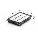Filtro de ar MANN-FILTER C 28 035