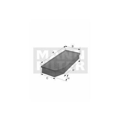 Filtro de ar MANN-FILTER C 28 037