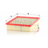 Filtro de ar MANN-FILTER C 33 017
