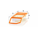Filtro de ar MANN-FILTER C 35 010
